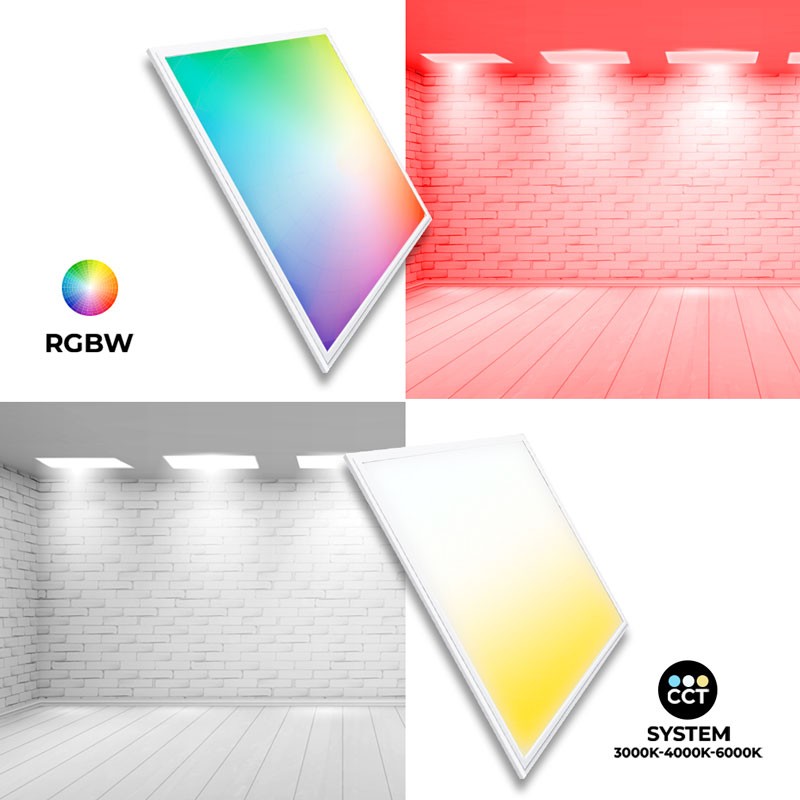 Panneau LED RGB RGBW +CCT  60x60 40W WIFI Smart Panneau LED RGB RGBW +CCT  60x60 40W WIFI Smart