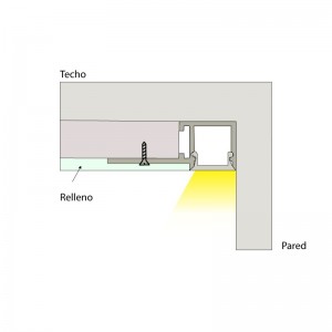 Profil Aluminium Pour Bande LED - Diffuseur laiteux RL-A1708 x 2M