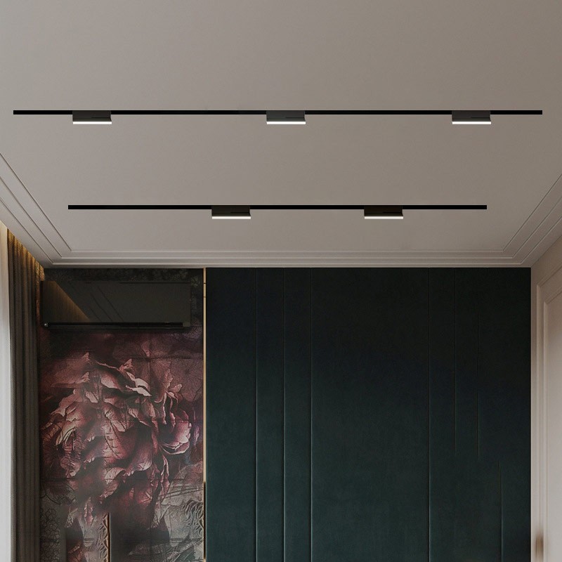 Rail intégré au plafond Rail intégré au plafond