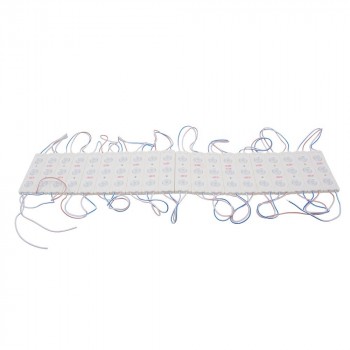 CHAINE DE 20 MODULES LED POUR ENSEIGNES 3xSMD3030 2.5W 230V-AC, IP 65 ANGLE 120º 6200ºK CHAINE DE 20 MODULES LED POUR ENSEIGNES 3xSMD3030 2.5W 230V-AC, IP 65 ANGLE 120º 6200ºK