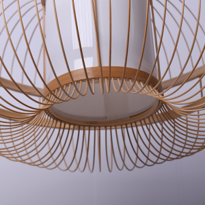 Design original et aérien en fibres de bambou