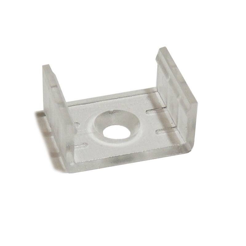 Clip de fixation plastique pour profilé aluminium 17X8-15mm