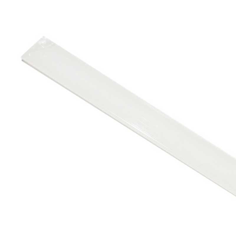 Diffuseur blanc opaque pour le profilé encastrable de sol 27x11 (2 m)