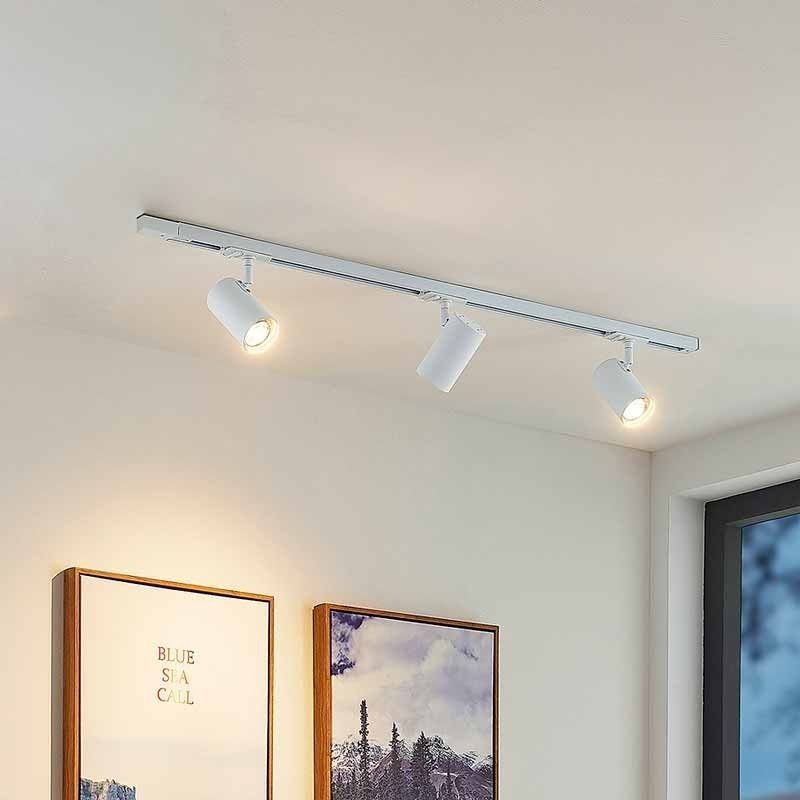 Projecteur LED Carré B·LED BARCELONA Pour Rail Triphasé - Puissance Réglable 12-40W, 4000K, CRI 90