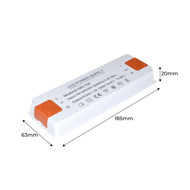 Alimentation 24V - 100W - IP20 ultra-fine