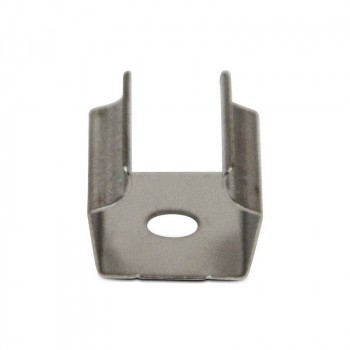 Clip métal pour profilé haut/bas 18x49mm Clip métal pour profilé haut/bas 18x49mm