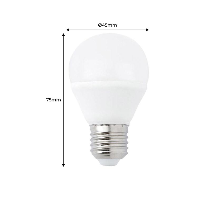 Ampoule sphérique LED G45 E27 4W au meilleur prix