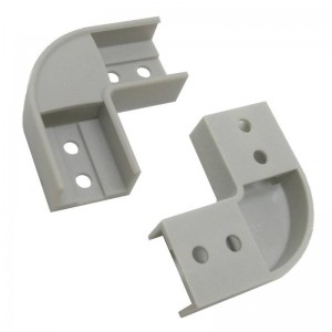 JONCTION 90º POUR PROFIL EXTRUDÉ D'ALUMINIUM DE SURFACE 17X8MM