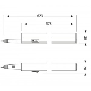 Vente réglette LED T5 60cm 8W Opaque au meilleur prix sur B-LED France