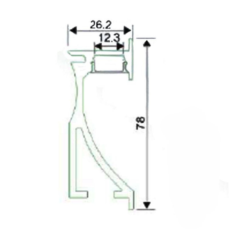 Profilé aluminium lèche mur 18x49mm (2 m)