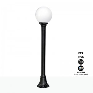 Lampadaire globe extérieur "Mizar G250" FUMAGALLI