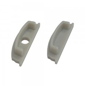 EMBOUTS LATÉRAUX POUR PROFILÉ FLEXIBLE DE SURFACE 18X6MM