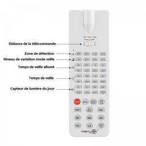 Fonctionnalités de la télécommande