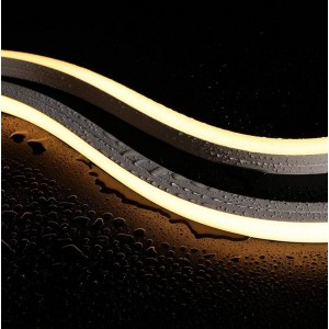 Gaine en silicone flexible 10x18mm pour transformer un ruban LED en néon (5 mètres)