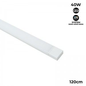 Réglette LED haute puissance CCT - 40W - 120cm - IP44