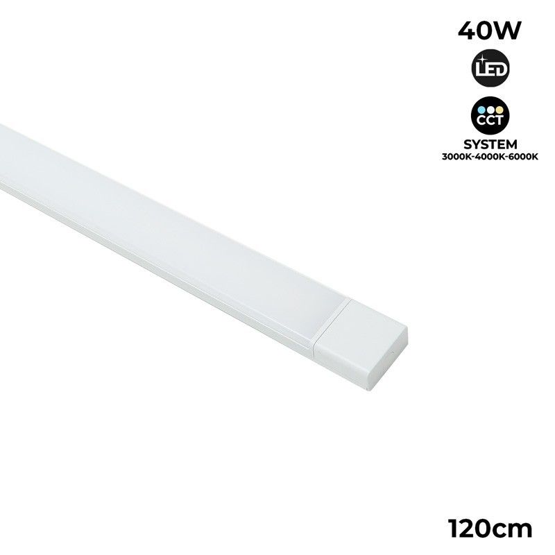 Réglette LED haute puissance CCT - 40W - 120cm - IP44