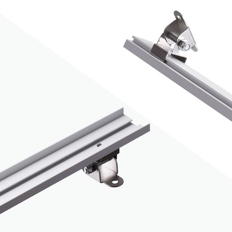 Profilé orientable en aluminium pour lèche-mur LED flexible - 1 mètre
