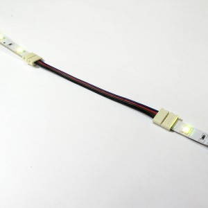 Connecteur ruban à ruban LED 10mm RGB avec câble