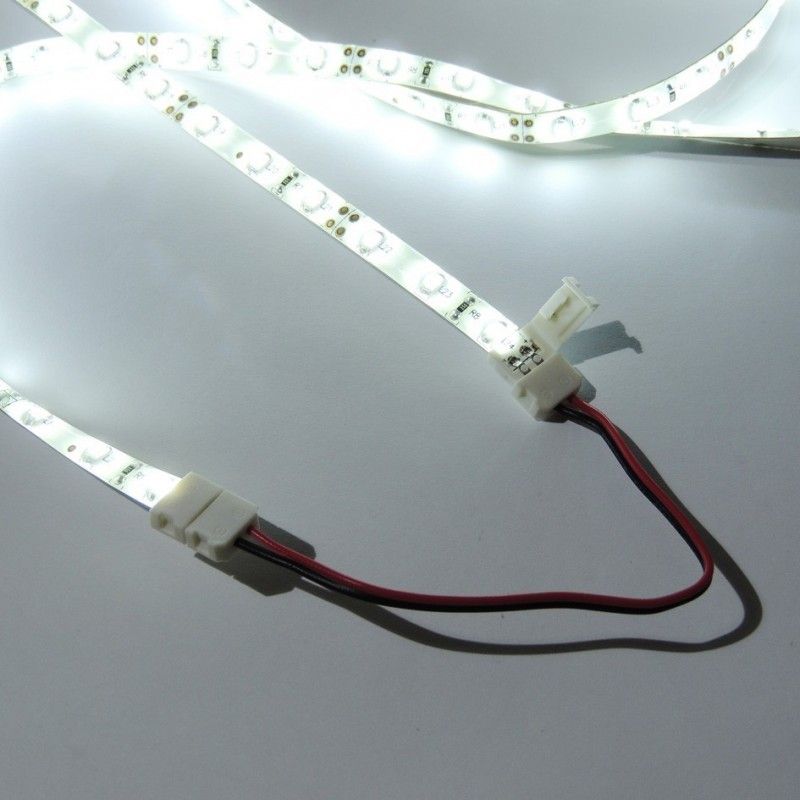 Connecteur ruban à ruban LED 8mm avec câble