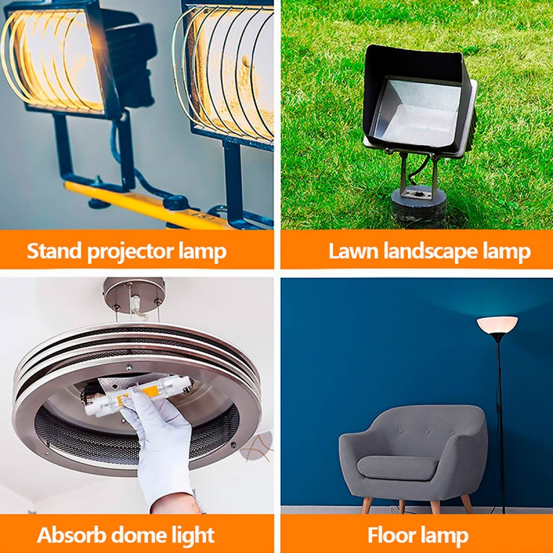 Emplois de l'ampoule LED R7S 78mm Emplois de l'ampoule LED R7S 78mm