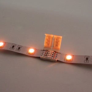 Connecteur ruban LED RGB 10mm sans câble