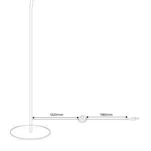 Dimensions du câble et de la prise