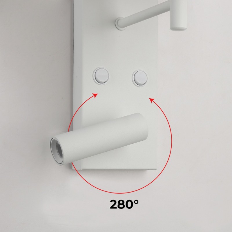 Spot LED réglable à 280°. Spot LED réglable à 280°.