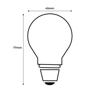 lampe LED E27 Osram Filament G45