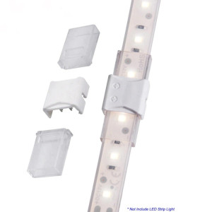 Connecteur Intermédiaire avec Câble pour Ruban LED IP68 12mm 2Pin •  IluminaShop France