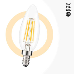 Ampoule LED E14 5W Filament...