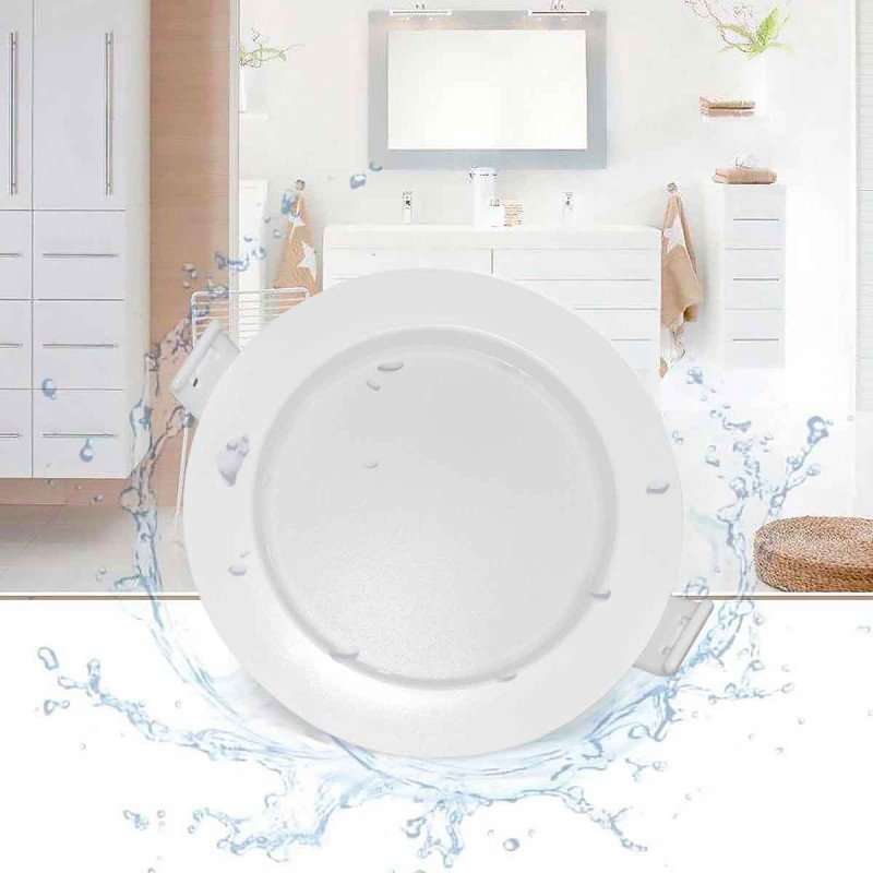 Carcasse blanche avec diffuseur en polycarbonate blanc opale Carcasse blanche avec diffuseur en polycarbonate blanc opale