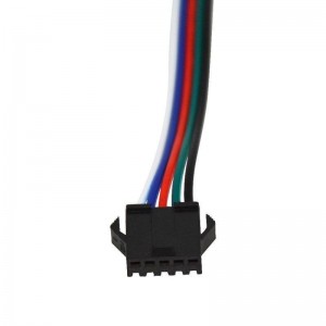 Connecteur mâle pour ruban LED RGBW IP20 avec câble
