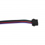 Connecteur mâle pour ruban LED RGBW IP20 avec câble