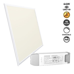 Dalle LED encastrée 60X60cm - TRIAC dimmable - 44W - UGR19