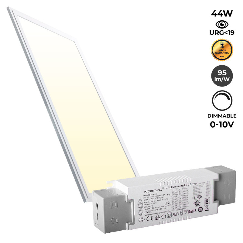 Panneau LED encastrable 120x30cm - 0-10V dimmable Panneau LED encastrable 120x30cm - 0-10V dimmable