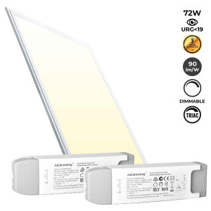 Dalle LED encastrable 120x60cm - Dimmable TRIAC - 72W