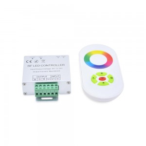 Contrôleur RGB 18A 12/24V DC télécommande circulaire RGB