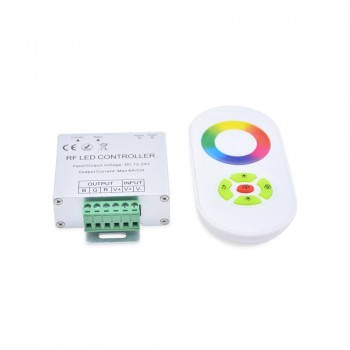 Contrôleur RGB 18A 12/24V DC télécommande circulaire RGB Contrôleur RGB 18A 12/24V DC télécommande circulaire RGB