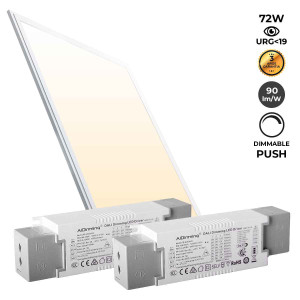 Dalle LED dimmable PUSH