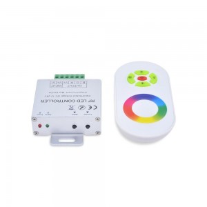 Contrôleur RGB 18A 12/24V DC télécommande circulaire RGB