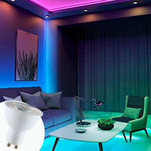 Ampoule LED Smart WIFI GU10 - RGBW + CCT - 5W