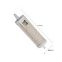 Dimensions ampoule LED R7S régulable 118mm