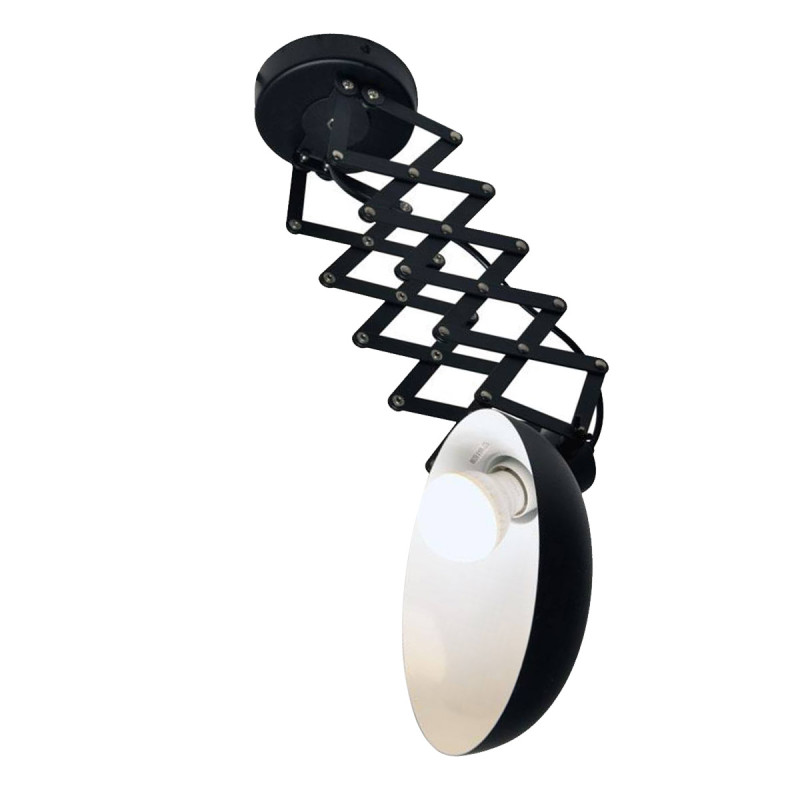 Lampe de plafond bras accordéon Lampe de plafond bras accordéon
