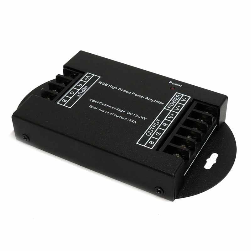 Amplificateur RGB 12V 24 DC 8A/canal (boîte aluminium)