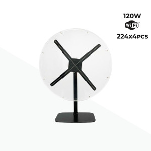 Ventilateur holographique 3D de table 120W 24V