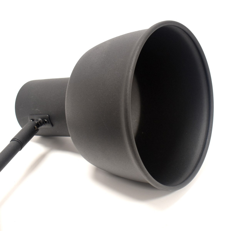 Abat-jour industriel en noir mat Abat-jour industriel en noir mat