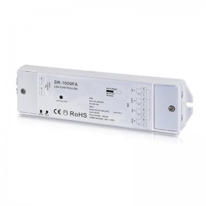 Contrôleur RGB/RGBW Dimmer PMW - 12-36VDC (4 canaux, 5A/canal) - Récepteur RF - Sunricher Perfect RF