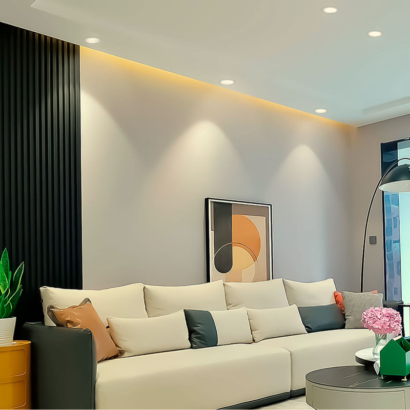 Angle du faisceau lumineux 24° lumière chaude Angle du faisceau lumineux 24° lumière chaude