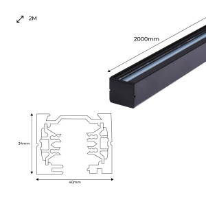 Acheter Rail triphasé de 200 cm de longueur