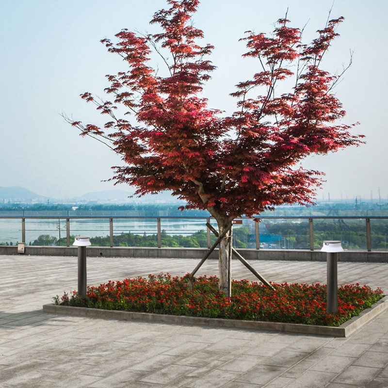 Borne solaire LED  avec capteur PIR Borne solaire LED  avec capteur PIR